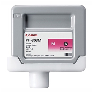 Canon PFI -303 M Magenta - 330 ml mustepatruunaa
